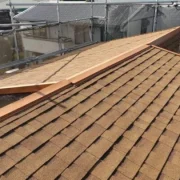 屋根ルーフィング張り直し工事